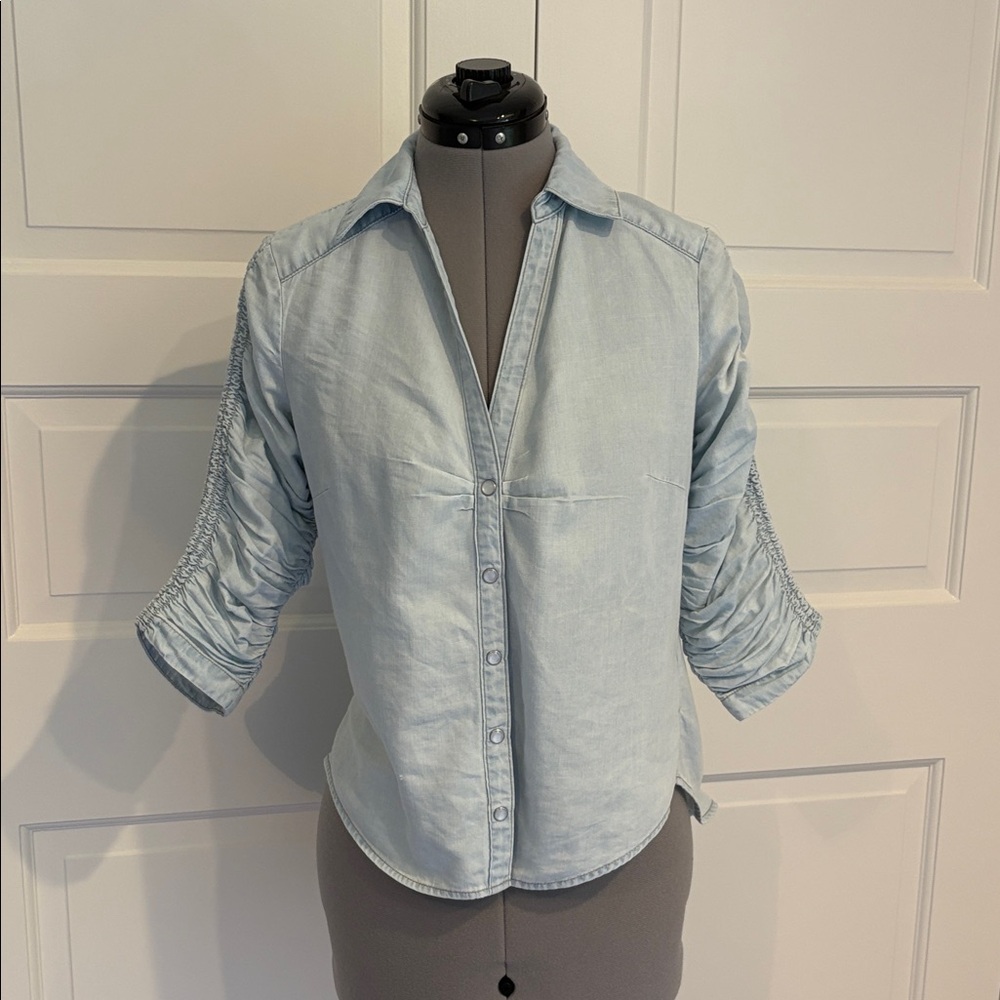 Veronica Beard denim blouse
